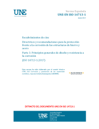 UNE-EN ISO 14713-1:2017