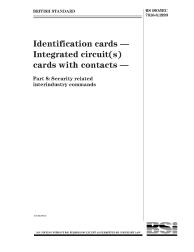 BS ISO/IEC 7816-8:1999