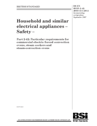 BS EN 60335-2-42:2003+A11:2012