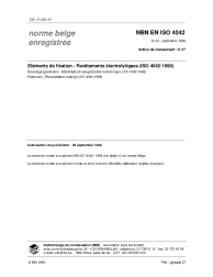 NBN EN ISO 4042:1999