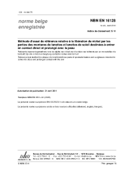 NBN EN 16128:2011