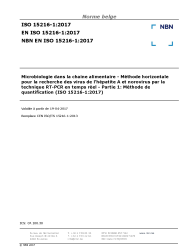 NBN EN ISO 15216-1:2017