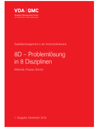 VDA 8D - Problemlösung in 8 Disziplinen