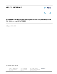 CEN/TS 16765:2015