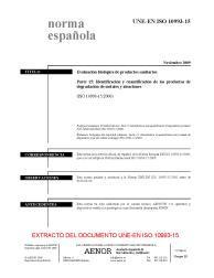 UNE-EN ISO 10993-15:2009