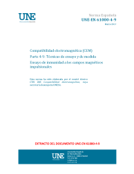 UNE-EN 61000-4-9:2017