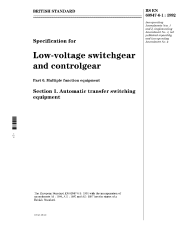 BS EN 60947-6-1:1992