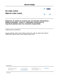 NBN EN 1186-3:2022