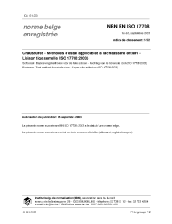 NBN EN ISO 17708:2003