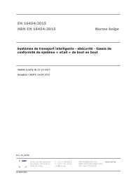 NBN EN 16454:2015