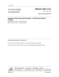 NBN EN 16602-10-04:2014