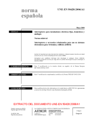 UNE-EN 50428:2006/A1:2008