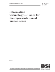 BS ISO/IEC 5218:2004