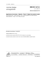 NBN EN 15273-2:2013