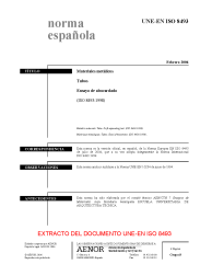 UNE-EN ISO 8493:2006 (R2010)