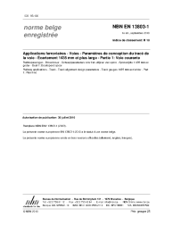 NBN EN 13803-1:2010