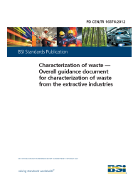 PD CEN/TR 16376:2012