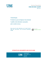 UNE-EN ISO 16409:2017