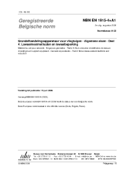 NBN EN 1915-4+A1:2009