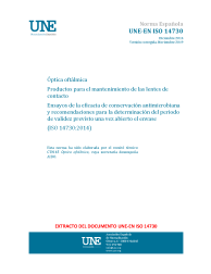 UNE-EN ISO 14730:2014