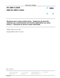 NBN EN 1804-2:2021