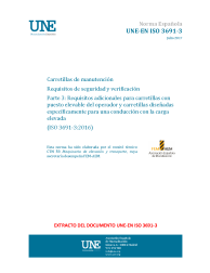 UNE-EN ISO 3691-3:2017