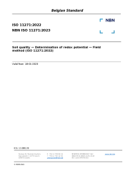 NBN ISO 11271:2023