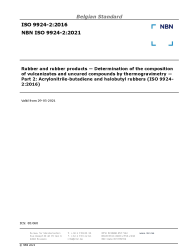 NBN ISO 9924-2:2021