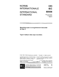 IEC 60558:1982
