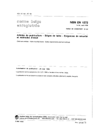 NBN EN 1272:1998