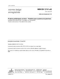 NBN EN 13747+A2:2010