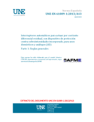 UNE-EN 61009-1:2013/A13:2022