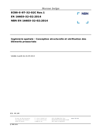 NBN EN 16603-32-02:2014