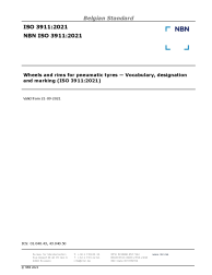 NBN ISO 3911:2021