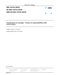 NBN EN ISO 14731:2019