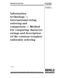 BS ISO/IEC 14651:2001