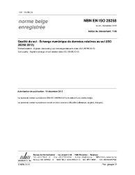 NBN EN ISO 28258:2013