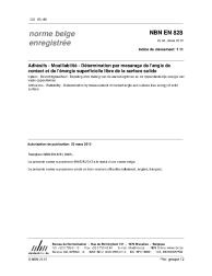 NBN EN 828:2013