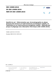 NBN EN ISO 15009:2016