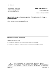 NBN EN 14238+A1:2009