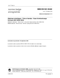 NBN EN ISO 20482:2003