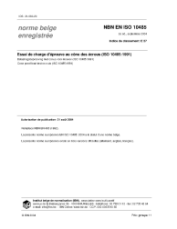 NBN EN ISO 10485:2004