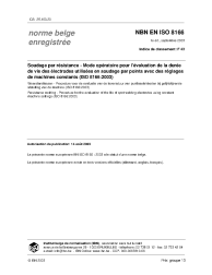 NBN EN ISO 8166:2003