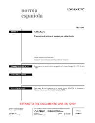 UNE-EN 12797:2001 (R2010)