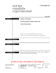 UNE 83499:1998 EX