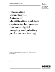 BS EN ISO/IEC 15419:2002