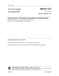 NBN EN 13310:2003