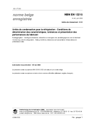 NBN EN 13215:2000