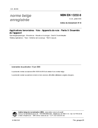 NBN EN 13232-9:2006