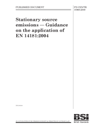 PD CEN/TR 15983:2010